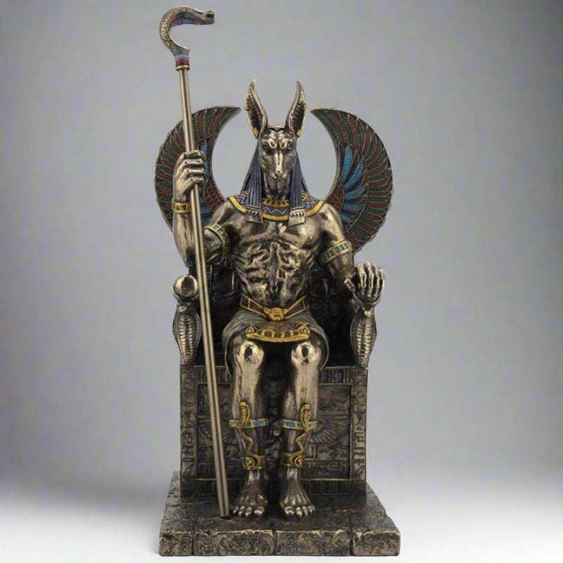 Underworld Guardian Anubis Statue