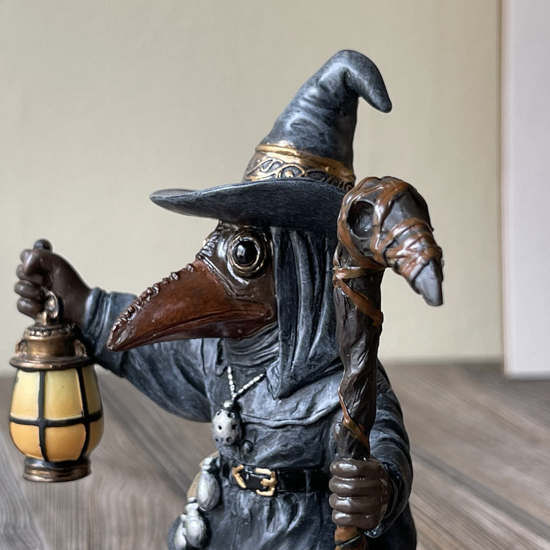 Handmade Plague Wizard Miasma Doctor Figurine Beak