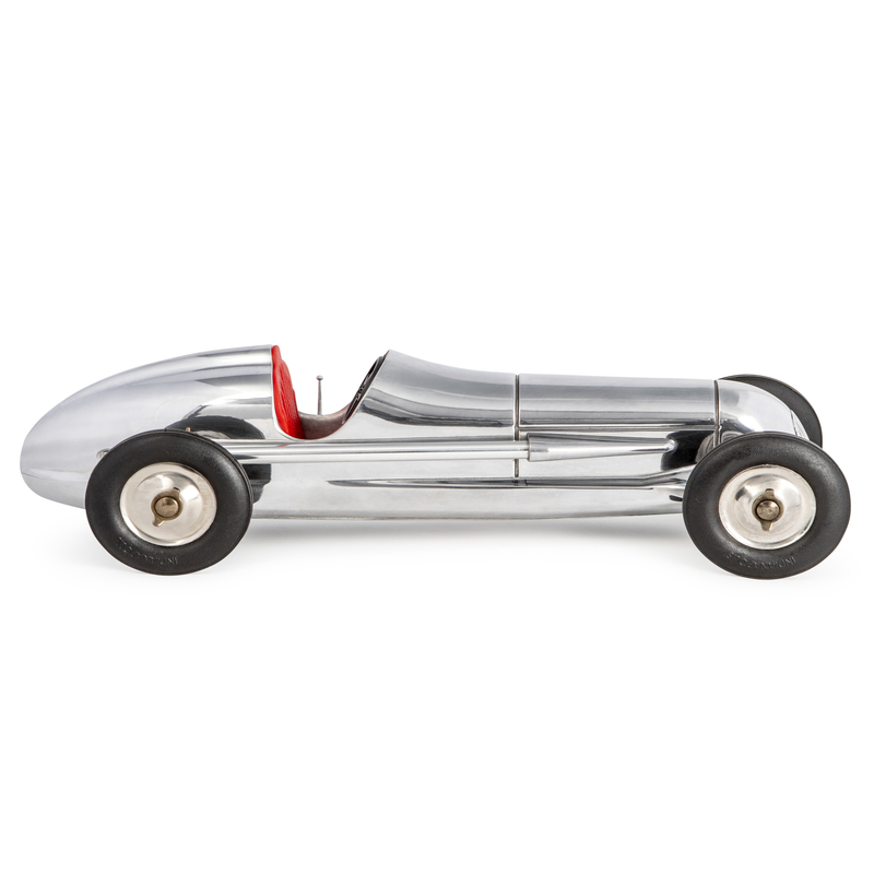 Silver Indianapolis Race Car Model