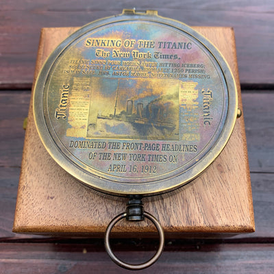 Sinking of the Titanic Compass