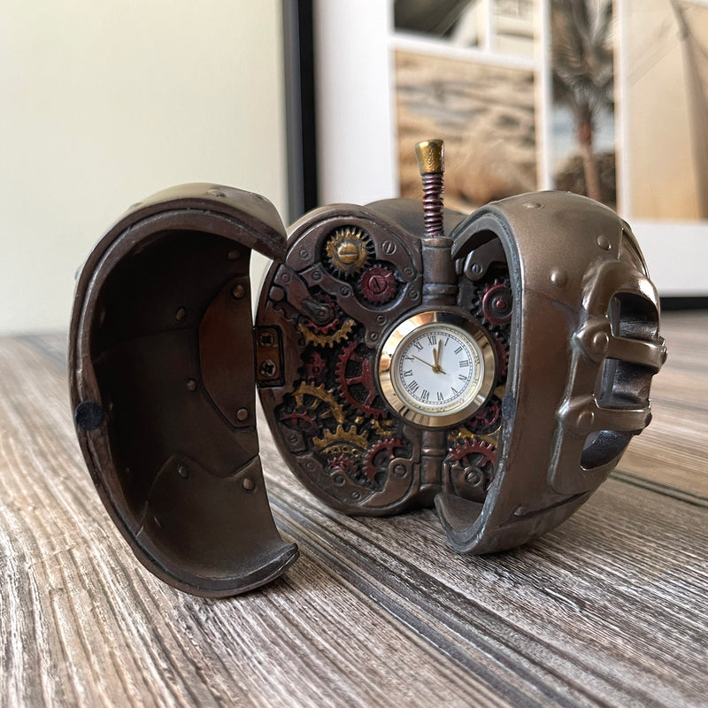 Custom Made Steampunk Apple Clock