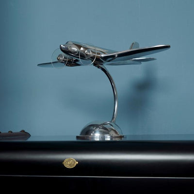 Authentic DC-3 Airplane Desk Model