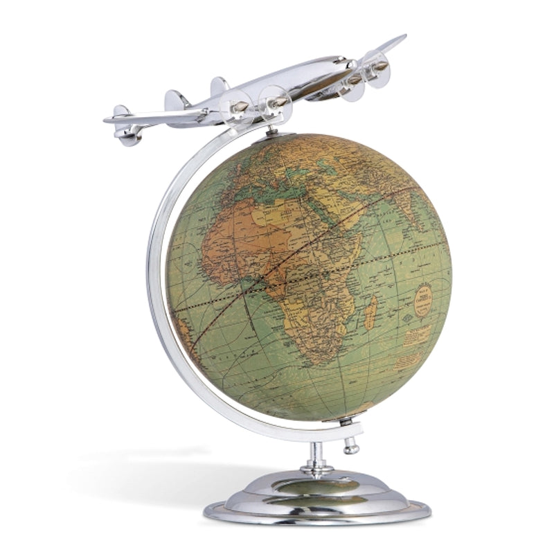 Executive Desk Airplane and Globe