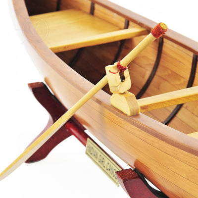 Indian Girl Canoe Model Boat