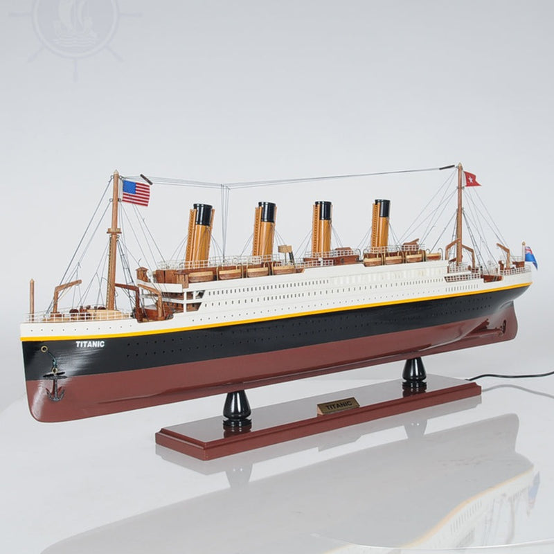 Titanic Model Ship with Lights