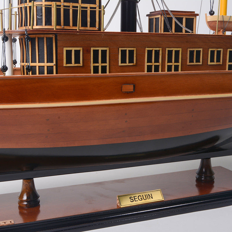 Handcrafted Seguin Tug Model Boat