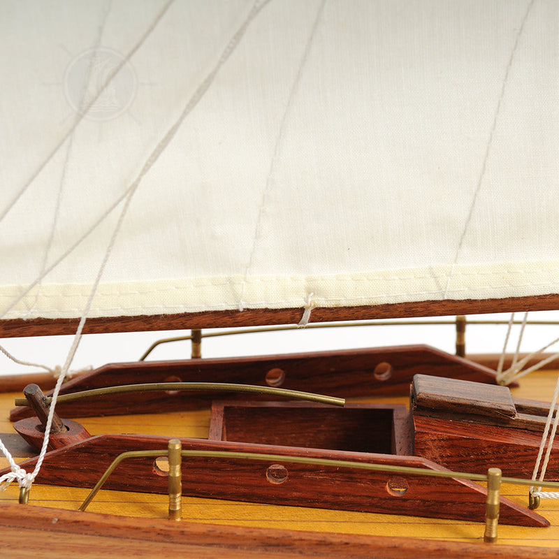 Pen Duick Wooden Sailing Yacht Model