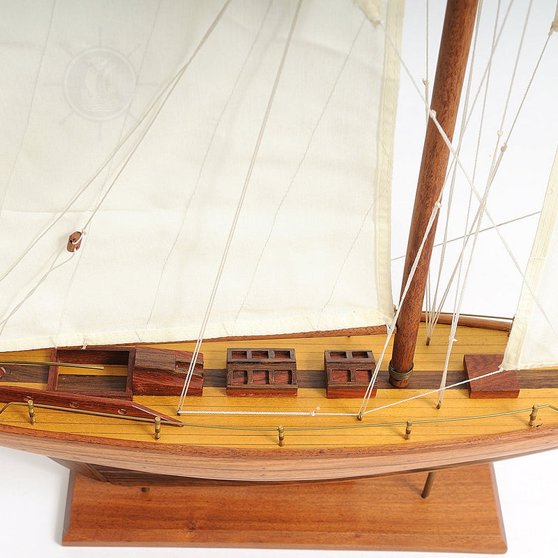 Pen Duick Wooden Sailing Yacht Model