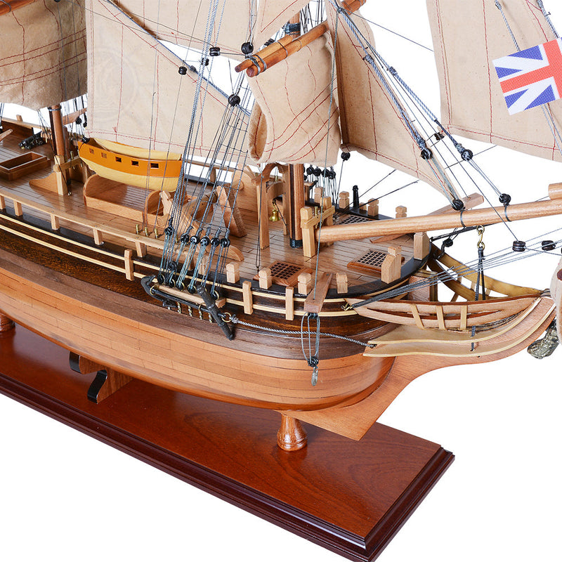 Handcrafted H.M.S. Bounty British Ship Model