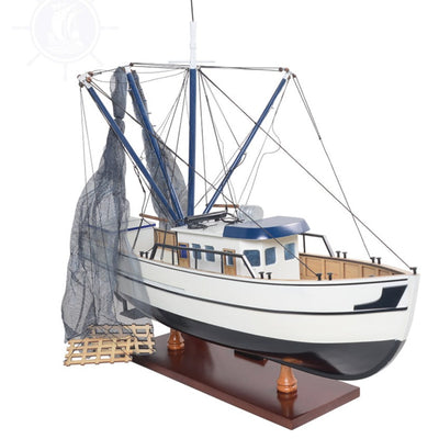 Handcrafted Shrimp Boat Model