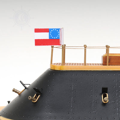 Handcrafted CSS Virginia Model Warship