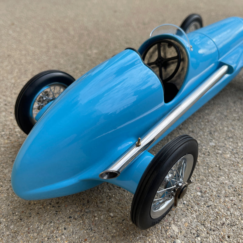 Blue Racer Bugatti Type 51 Model Car