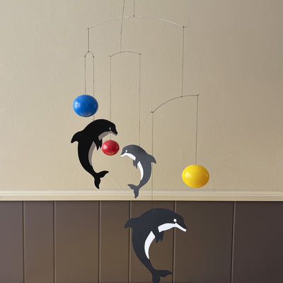 Ocean Themed Dolphin Mobile for Nursery Decor