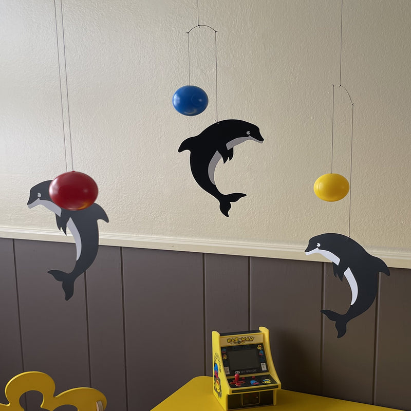Ocean Themed Dolphin Mobile for Nursery Decor