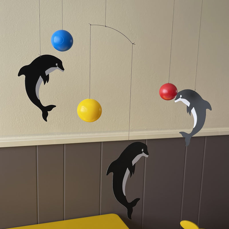 Ocean Themed Dolphin Mobile for Nursery Decor