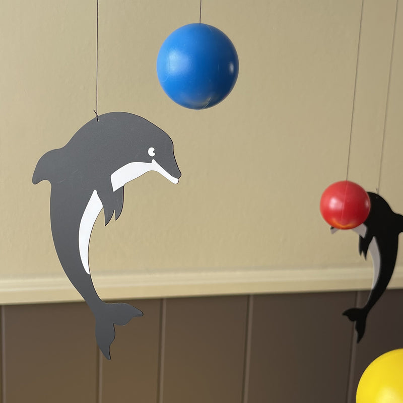 Ocean Themed Dolphin Mobile for Nursery Decor