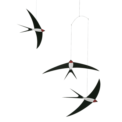 Elegant Swallow Mobile for Any Room