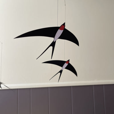 Elegant Swallow Mobile for Any Room