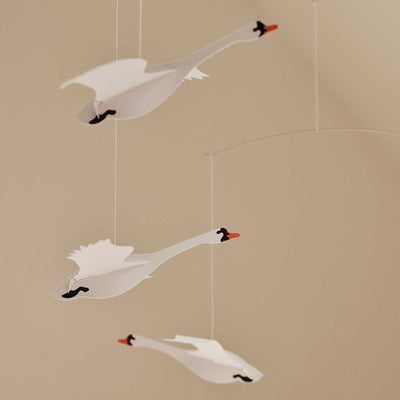 Elegant Scandinavian Swan Mobile