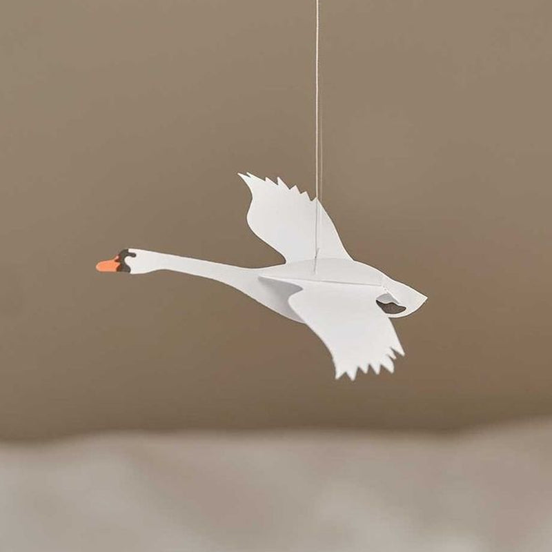 Elegant Scandinavian Swan Mobile