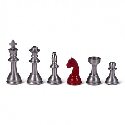 Howard Staunton Metal Chess Set