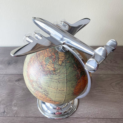 Executive Desk Airplane and Globe