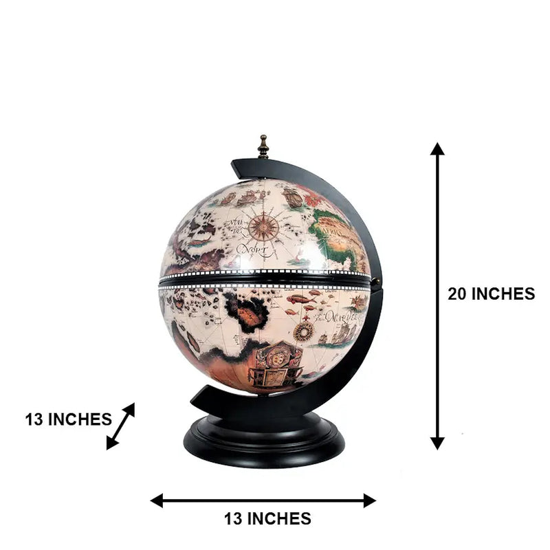 Handcrafted Chess Game Globe Set