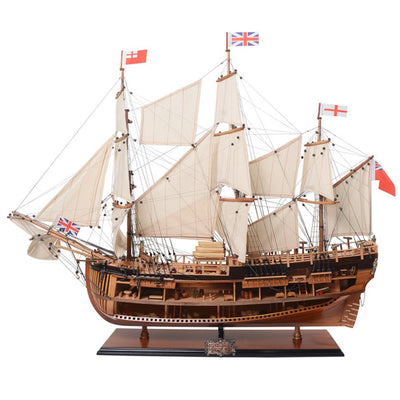 HMS Endeavour Open Hull Model Ship