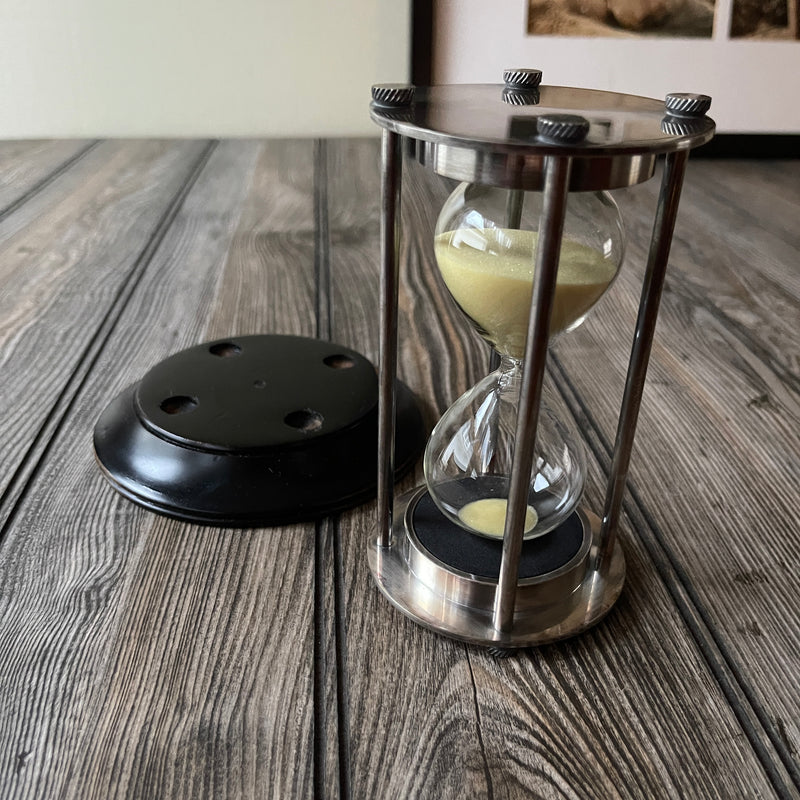 Elegant Stainless Steel 30 Min Sand Timer