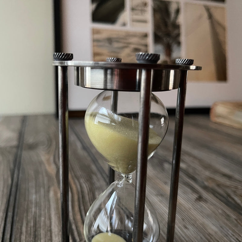 Elegant Stainless Steel 30 Min Sand Timer