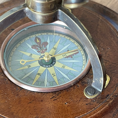 Mercator Globe with Compass