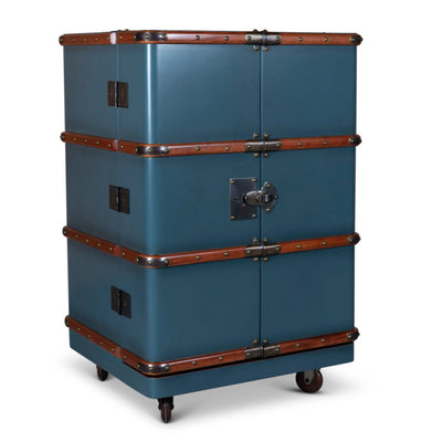 Portable Trunk Home Bar Cabinet