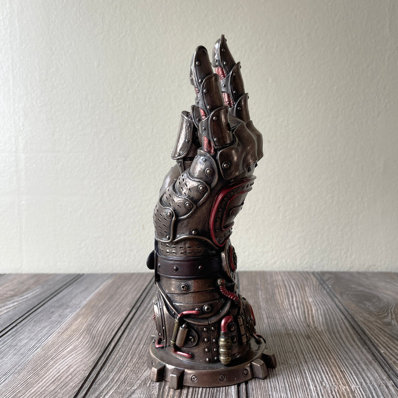 Steampunk Gauntlet Of Love Hand Statue 