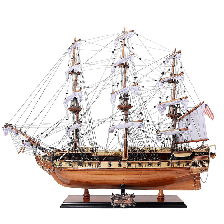 船・ボート IMAI 1/120 U.S.S. Constitution 1/120スケール 帆船 USS コンスティチューション イマイ 完成品