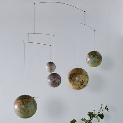 Handcrafted World Globe Mobile - Educational Decor