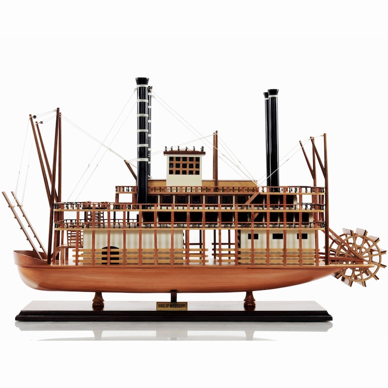 King of Mississippi Steam Powered Boat Model