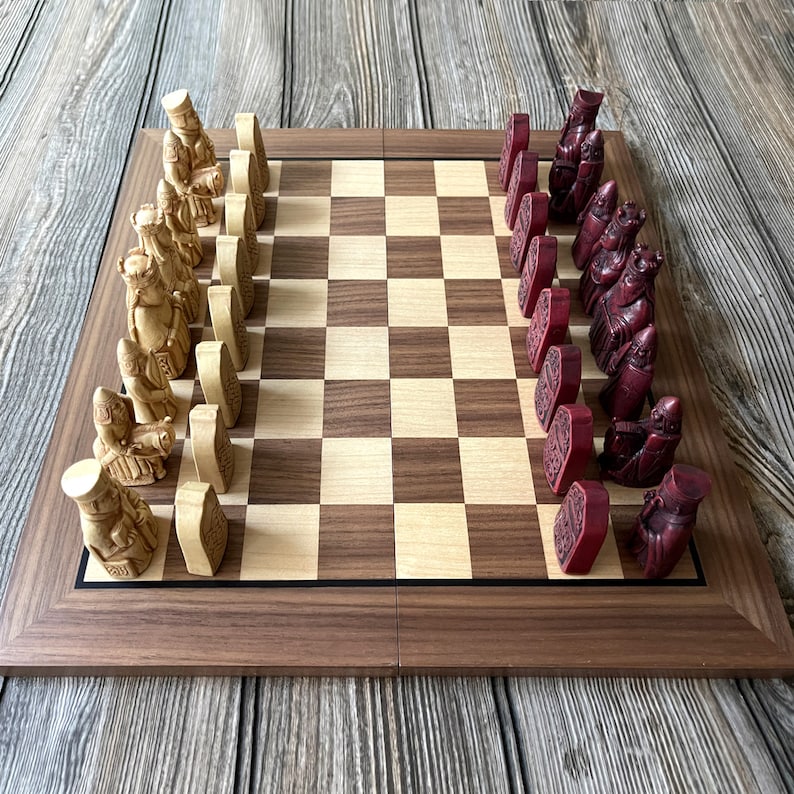 Master Ancient Strategies with Isle of Lewis Chess Set!