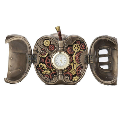 Custom Made Steampunk Mechanicus Apple Clock