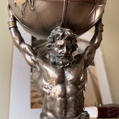 Greek Mythology Titan Atlas Trinket Box