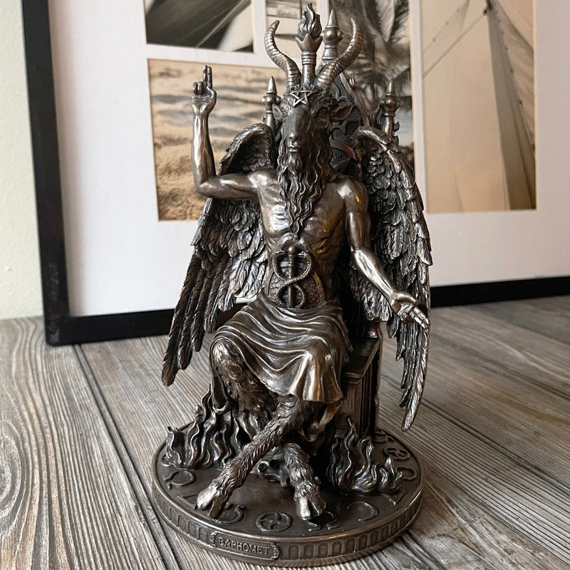 Occult Decor Statue Of Baphomet Figurine Bust