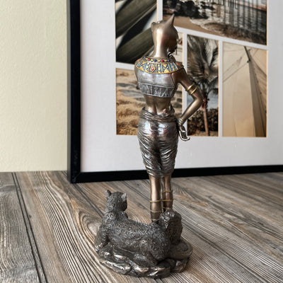 Bastet With Panther Statue