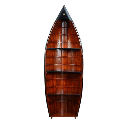 Solid Wood Rowboat Shelf Cabinet
