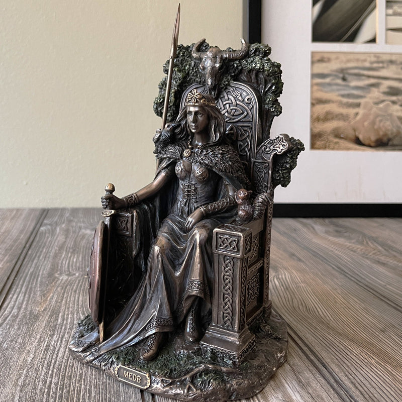 Celtic Goddess Queen Medb Figurine Statue