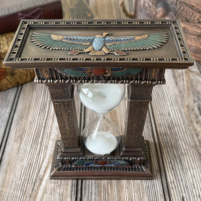 White Sand Egyptian Gate Hourglass