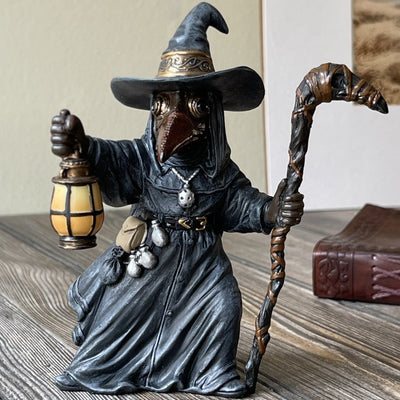 Handmade Plague Wizard Miasma Doctor Figurine