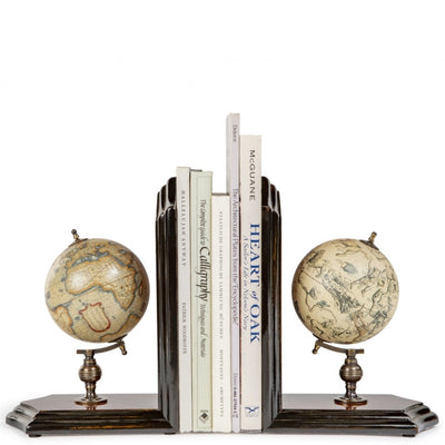 Celestial And Terrestrial Globe Bookends