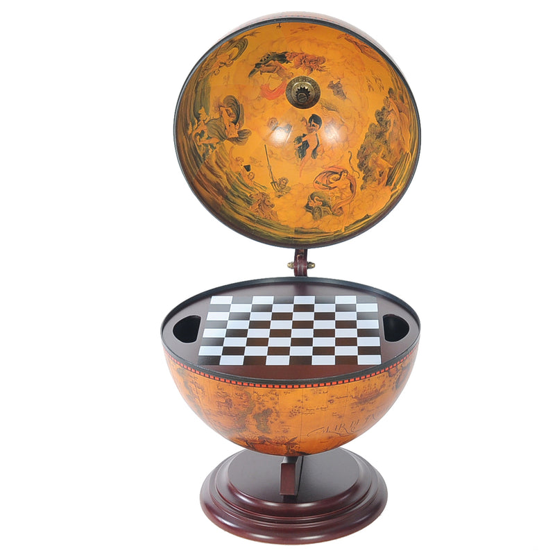 Vintage Style Globe Chess Set