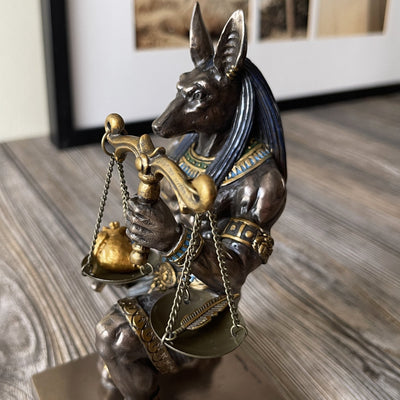 Anubis Goddess Holding Scale Statue
