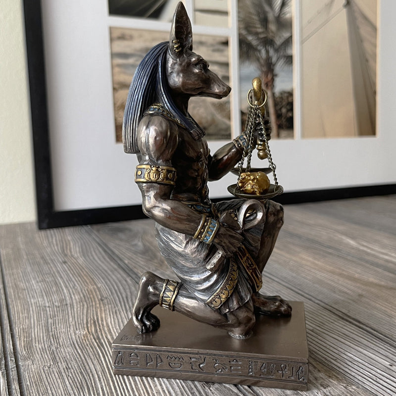 Anubis Goddess Holding Scale Statue