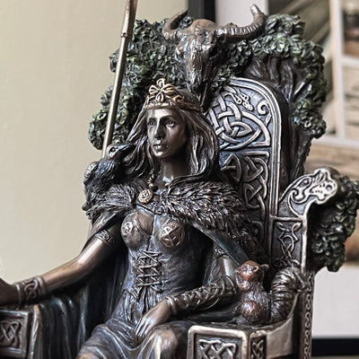 Celtic Goddess Queen Medb Figurine Statue